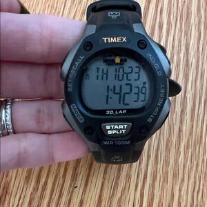 Timex Black and Gray Digital Watch